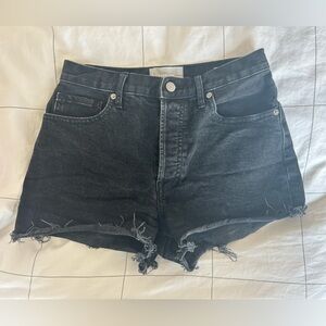 Everlane Black Denim Women's Cheeky Shorts